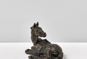 Liegendes Fohlen (Leib), 1932